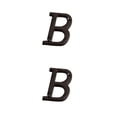 thumbnail image 3 of relayinert Durable And Rustproof Metal House Number Plaque Impeccable Door Decoration Easy To Install Metal Letters House Numbers B17--B 2Set, 3 of 6