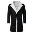 thumbnail image 3 of EGNMCR Jackets for Men Men Winter Warm Turndown Neck Softshell for Windproof Soft Coat Jacket, 3 of 6