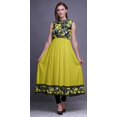 thumbnail image 2 of Bimba Robe Anarkali Aquarelle Black4 pour Femmes, Kurti Imprimée Ethnique Indienne, Longue Kurta, Robe de Soirée, Moyen, 2 of 6