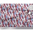 thumbnail image 3 of Soimoi Velvet Fabric Brush Stroke Abstract Printed Fabric 1 Yard 58 Inch Wide, 3 of 3