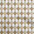 thumbnail image 1 of oneOone Rayon Light Brown Fabric Argyle Craft Projects Decor Fabric Printed By The Yard 56 Inch Wide, 1 of 4