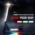thumbnail image 4 of WEELMOTION Ranger Foldable Electric Scooter for Kids, 150W Motor, Lightweight Aluminum Frame, Dual Brakes, Big LED Display, Head & Bar Lights, Multicolor Pedal Lights, UL2272 Certified –Black, 4 of 12