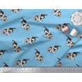 thumbnail image 3 of Soimoi Polyester Crepe Fabric Basset Hound Dog Print Sewing Fabric Yard 52 Inch Wide, 3 of 3