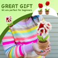 thumbnail image 3 of Crochet Kit for Beginners, Crochet Potted Flowers Kit (Red), Complete Crochet Kit for Beginners Adults, 3 of 7