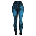 thumbnail image 4 of XZNGL Womens Jeans Bottom Pants Coloured Hip-Up Super Bomb Slim Nine-Minute Pants, 4 of 4