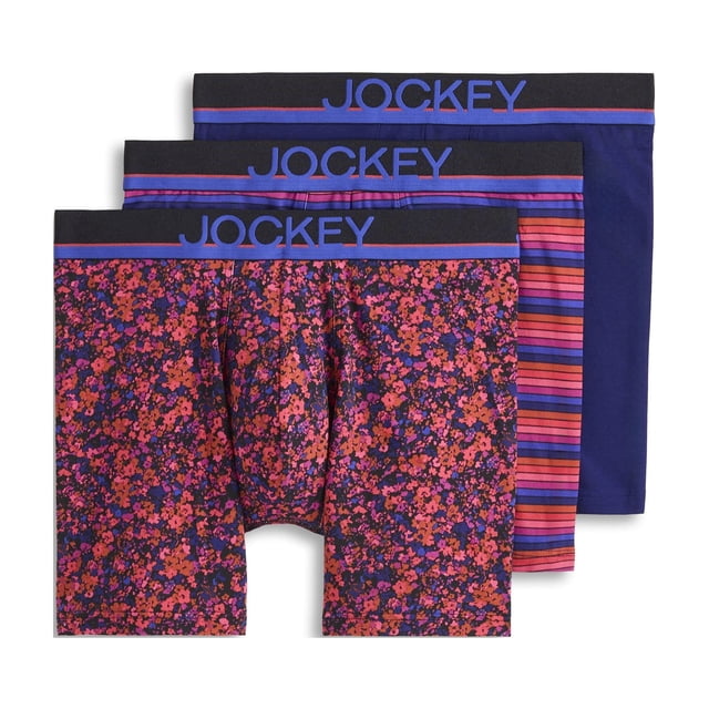 Jockey Boxeur-Brief pour Hommes True Style 6 Po - Lot de 3