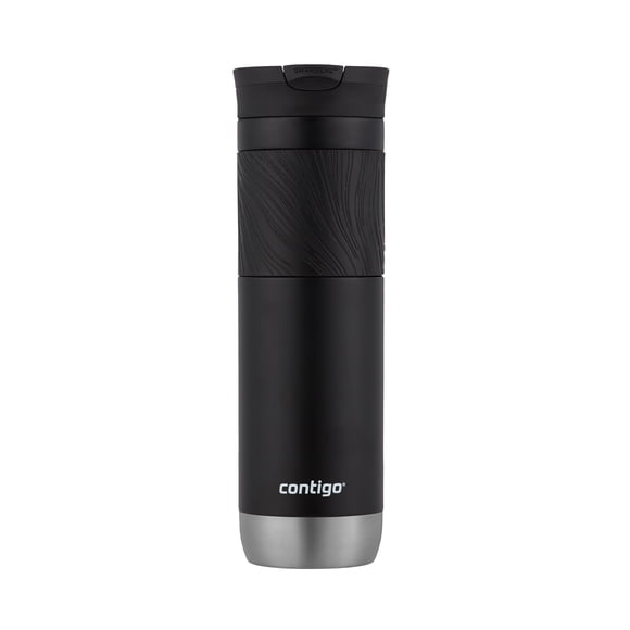 Contigo Byron 2.0 Stainless Steel Travel Mug with SNAPSEAL Lid and Grip, 24 oz (709 ml), Licorice