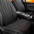 thumbnail image 4 of Red Red Leather Car Seat Cushion With Full Enclosure And Secure Fit For Vehicles, 4 of 6
