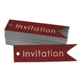 thumbnail image 1 of Inkdotpot Étiquette de Bouteille d'Invitation en Feuille d'Or Rose Véritable Lot de 100, 1 of 6