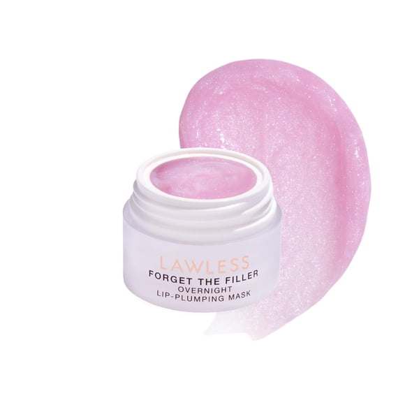 LAWLESS Forget the Filler Lip Mask - Sweet Daisy - Premium Overnight Lip Plumping Treatment with Natural Ingredients Designed to Plump Hydrate and Smooth Lips - 0.28 oz
