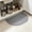 Gray-S, variant on Half Round Door Mat for Entrance, Waterproof Rug, Anti-Slip TPR Backing, Faux Sisal Material, Indoor Outdoor Use, 60x90cm, Includes 1 Mat