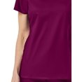 thumbnail image 2 of EON Haut de Blouse Médicale à Col en V en Maille pour Femmes Coolmax, 2 of 2