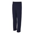 thumbnail image 2 of Jerzees Mens NuBlend Pocketed Open-Bottom Sweatpants, S, J Navy, 2 of 2