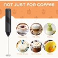 thumbnail image 5 of Mousseur à Lait pour Café, Mousseur à Lait Électrique Portatif à Piles pour Café, Latte, Chocolat Chaud, Macha, Mélangeur de Boissons Mini Portable avec Acier Inoxydable, 5 of 5