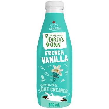 Earth's Own Crème à café à l’avoine Vanille française sans gluten, 946 mL