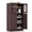 Brown, variant on Giantex Bathroom Floor Storage Cabinet, Freestanding Linen Cabinet w/3 Adjustable Shelves, Grey