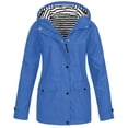 thumbnail image 1 of Posijego Imperméables P-4TG pour Femmes Légers Imperméables Manteau de Pluie Coupe-Vent Extérieur Voyage Randonnée Veste, 1 of 6