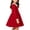Wine, variant on HAiming Girls Long Sleeve Dresses Smocked Christmas Loose Casual Trendy Midi Dresses Fall Going out Dresses 2-10 Years