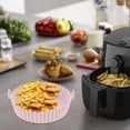 thumbnail image 4 of Xihbxyly Air Fryer Liners 8.5 Inch Food Grade Silicone Air Fryer Liners High Temperature Resistant and Easy to Clean Air Fryer Liners Reusable Suitable for Air Fryer Ovens, 4 of 4