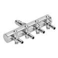 thumbnail image 2 of Aquarium Splitter Valve, Fish  Splitter Air  Oxygen Pipe Stainless Steel  for Fish  4 Heads, 2 of 8