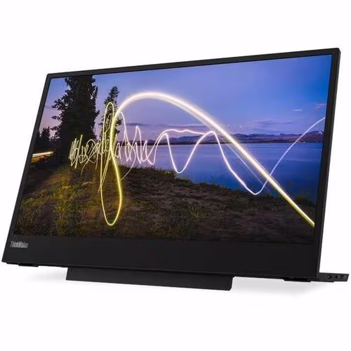 Lenovo ThinkVision M15 16", 1920 x 1080, Raven Black, 62CAUAR1UZ