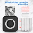 thumbnail image 1 of Label printer,With 11 Paper With Ios Android Printer Printer Support 57mm Compatible With Printer Portable Printer 11 Paper Rolls Compatible With Ios Paper Rolls 57mm All-in-one Saante Huiop, 1 of 7