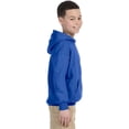 thumbnail image 3 of Gildan Boys Long Sleeve Front Pouch Pocket Hooded Sweatshirt. 18500B, 3 of 3