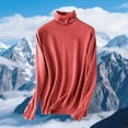 thumbnail image 1 of Ailaofu Chandail à Col Roulé pour Femmes Manches Longues Décontracté Automne Hiver chandail Tricoté, 1 of 6