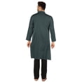 thumbnail image 4 of Atasi Ensemble Kurta-Pyjama Indien Uni pour Hommes Col Mandarin Kurta Décontracté Longue Tenue, 4 of 7