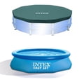 thumbnail image 1 of Intex Housse de Piscine Ronde 10 Pieds et Easy Set Housse de Piscine Gonflable 10 Pieds x 30 Po, 1 of 10