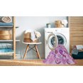 thumbnail image 2 of Ahgly Tapis Rectangulaire Lavable en Machine Intérieur Transitionnel Fleur Rose, 8 Pieds x 12 Pieds, 2 of 7