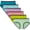 Fresh Bright, variant on INNERSY Womens Underwear Packs Cotton Hipster Panties Mid/Low Rise 6-Pack (S, Bright)