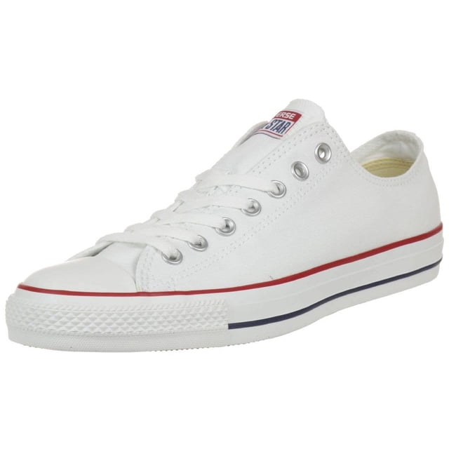 Converse Chuck Taylor All Star Canvas Low Top Sneaker, Optical White ,10 mens_us/12 womens_us