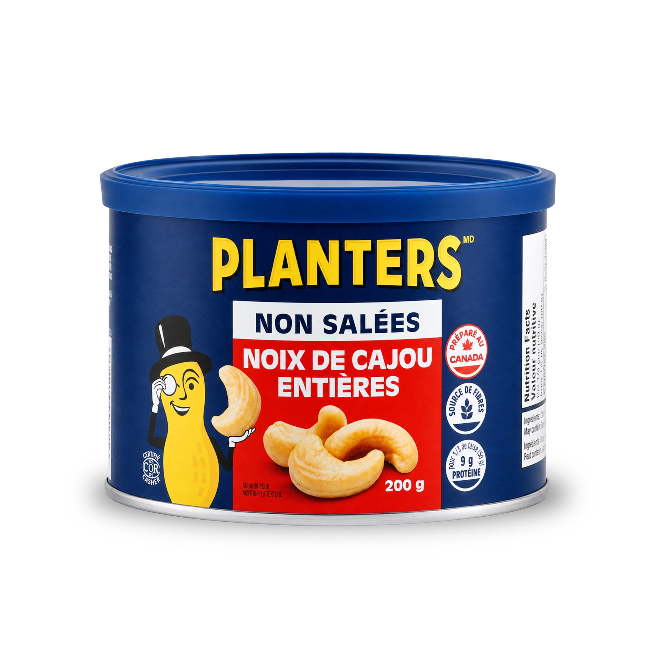 Planters Cashews, Roasted & Unsalted