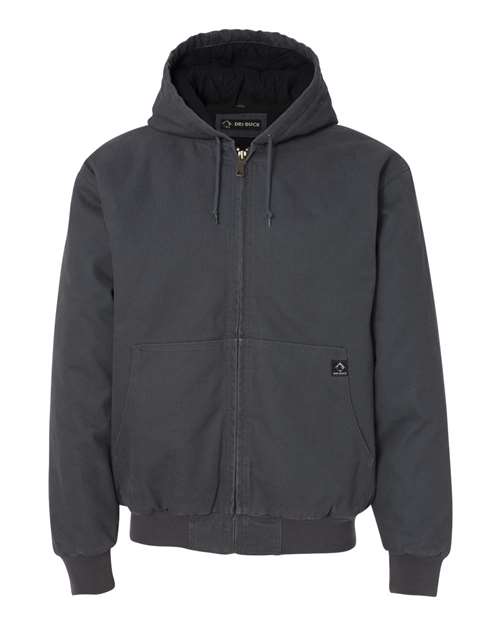 DRI DUCK Veste à Capuchon Cheyenne en Toile Boulder avec Doublure Matelassée en Tricot, 6TG