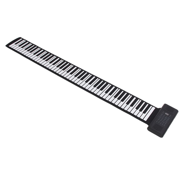 Roll Up Piano, 88 Keys Electronic Hand Roll Piano Rechargeable for Daily Life