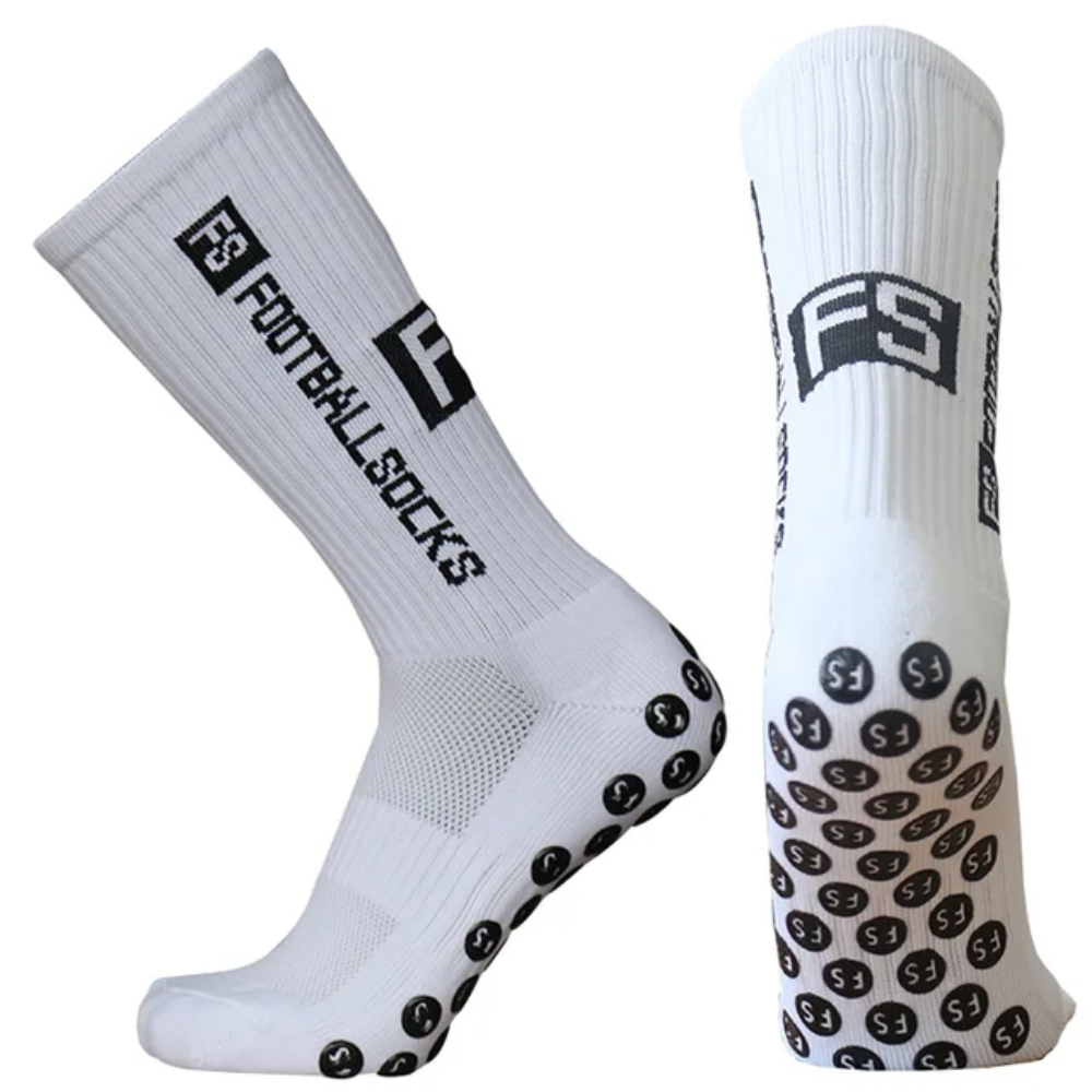 LNGOOR Sports Hommes Femmes Antidérapant FS Soccer Chaussettes Baseball Rugby Grip Soccer Chaussettes