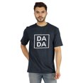 thumbnail image 1 of Inkmeso Men's Graphic Printed Da Da€ Quotes First Time Daddy Tshirt Cotton Jersey Tee, 1 of 7
