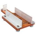 thumbnail image 4 of Wood Router Slotting Locator Tool Aluminum Alloy Base Plate for Edge Trimmer Chamfering Grooving Curve Cutting Woodworking 65mm Diameter 0-5cm Thickness(With stopper), 4 of 10