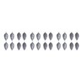 thumbnail image 3 of Decodeary 8pack/lot Thoughtful Presents Plastic Pine Cone Decorations For Christmas Tree ABS Plastic Pine Tree Hanging Dark Grey 3Set, 3 of 6