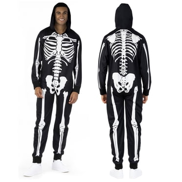 Morph Mens Skeleton Costume Men, Adult Skeleton Suit Outfit, Adult Skeleton Costume Men, Halloween Skeleton Costume Men