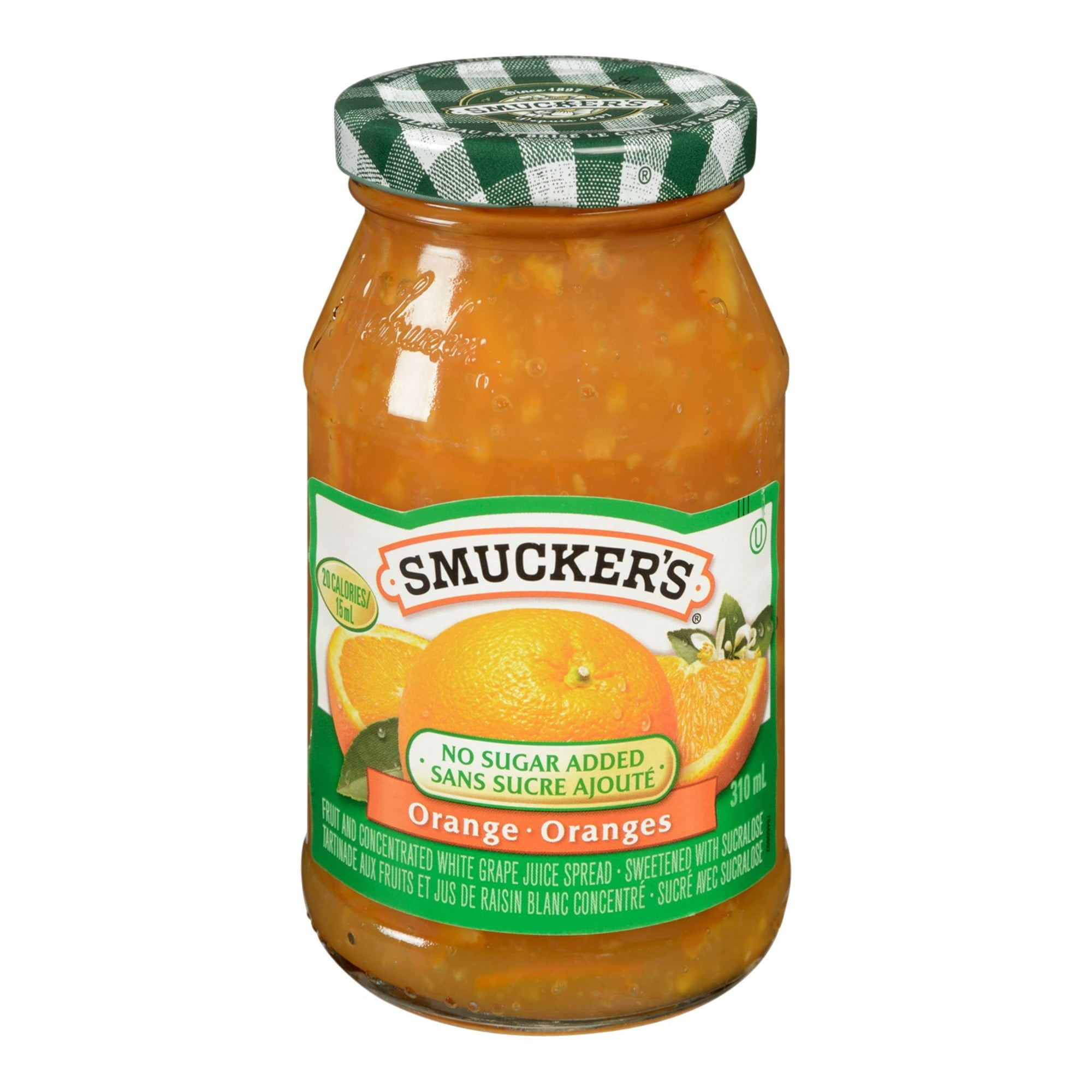 Smucker's No Sugar Added Orange Spread 310mL