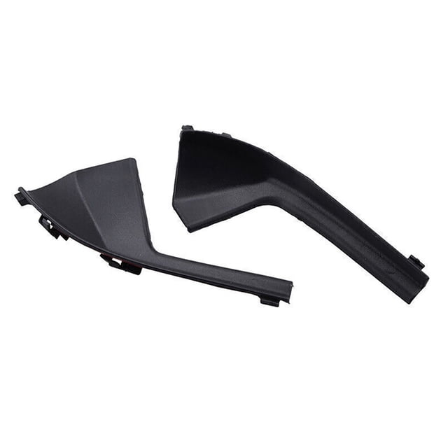 CSYANXING 2Pcs Perfect Fit Windshield Wiper Cowl Cover Set for Nissan Versa, featuring two black ABS cowl extension covers for the front left and right sides. Designed as a direct replacement for 2007-2012 Nissan Versa Hatchback and 2007-2011 Nissan Versa Sedan models, excluding Versa Note. These covers are durable, easy to install, and ensure a precise fit.