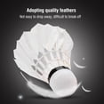 thumbnail image 4 of Badminton,3Pcs Durable Badminton Shuttlecocks White Badminton Shuttlecocks Modern Innovation, 4 of 8