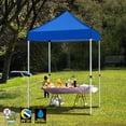 thumbnail image 4 of King Canopy INAT5BL 5 x 5 ft. Universal Instant Pop-Up Replacement Cover with Hook & Loop Inside Perimeter Valance, Blue, 4 of 4