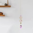 thumbnail image 3 of serony Colorful Hanging Crystal Crystal Beads Chain Pendant for Patio Decor Heart, 3 of 8