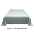 thumbnail image 4 of Sentmoon Full Size Bed Sheets Queen Size Sheets Elegant Shine Solid Color Ease Friendly Washable Sheets Luxurious Silk Bedding, 4 of 7