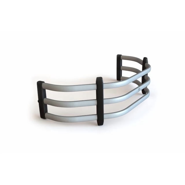 Amp Research Rallonge de Lit 74803-00A Rallonge de Lit HD Sport; Type Panier Classique en V; Prolonge le Lit jusqu'à 24 Pouces; Support de Lit; Argent; Aluminium