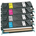 thumbnail image 1 of Zoomtoner Cartouche de Toner Laser Compatible LEXMARK / IBM C520 Set Noir Cyan Jaune Magenta, 1 of 1
