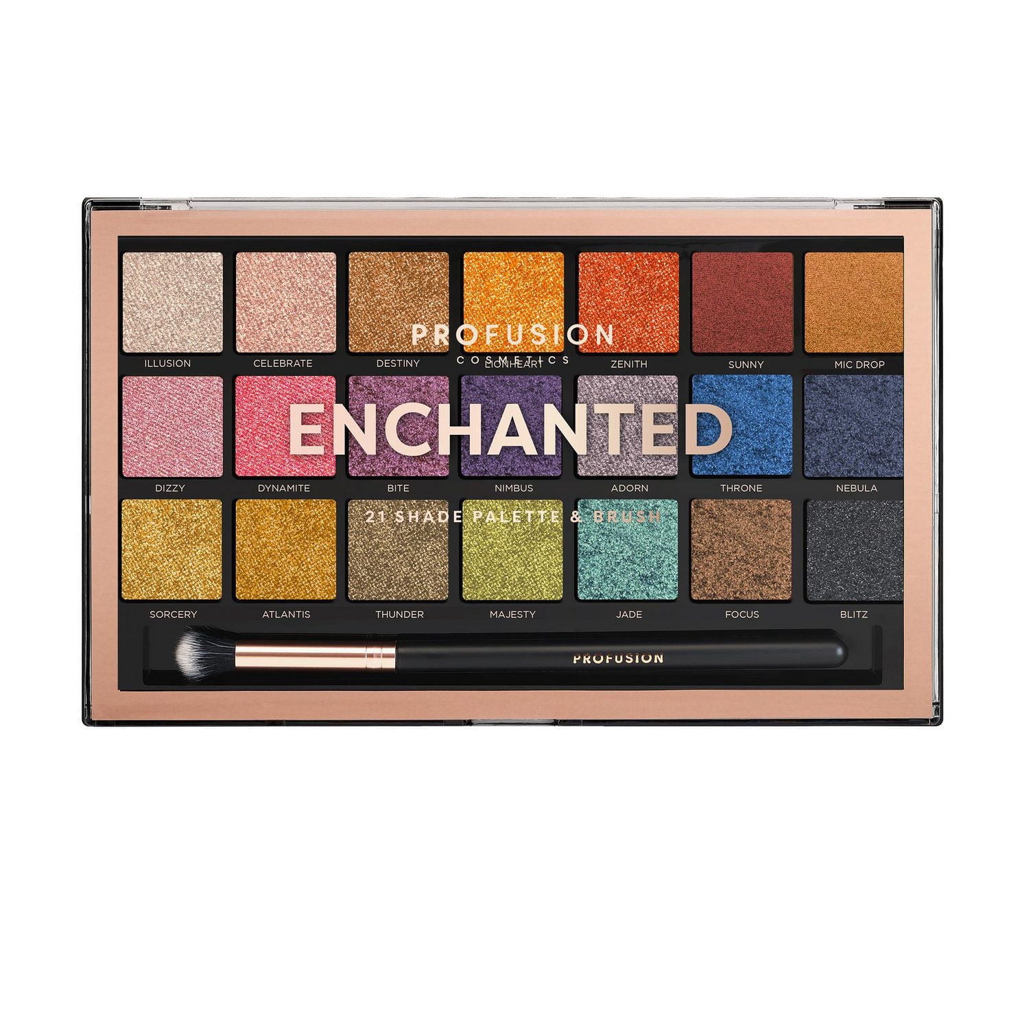 Profusion Cosmetics | Palette de Fards à Paupières 21 Teintes